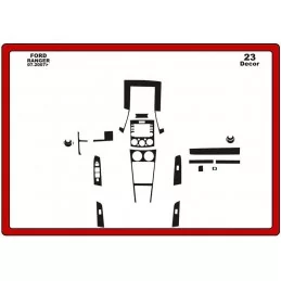 Armaturenbretteinsatz FORD Ranger Mazda Pick Up 2006- 18 Stück