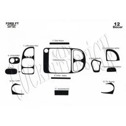 Dashboard insert FORD Transit 2000-2006 12 stuks