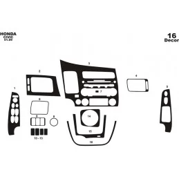 Dashboard insert HONDA Civic 2012- 16 stuks