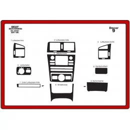 Instrumentbrädesinsats SEAT Ibiza 1999-2002 9 delar
