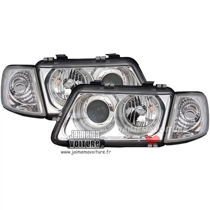 Audi A3 8 L Angel eyes fase 1 Depo Chrome