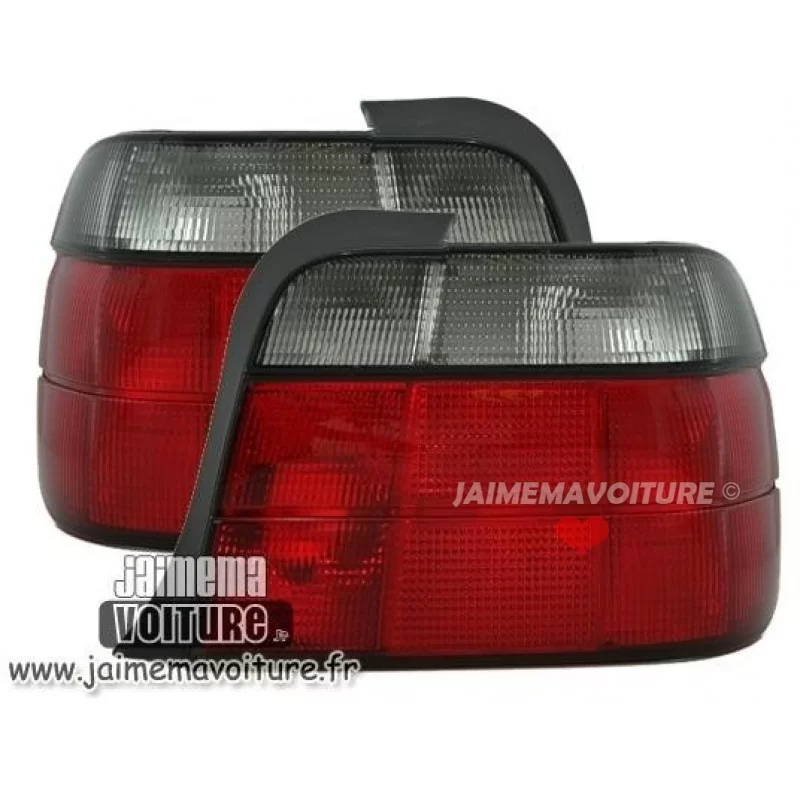 BMW series 3 E36 Compact red smoked taillights