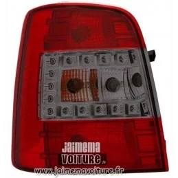 Feux arrières à leds VW Touran Rouge Fumé