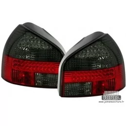 Atrasos de Audi A3 8L Mod2 negra LED rojo se ilumina