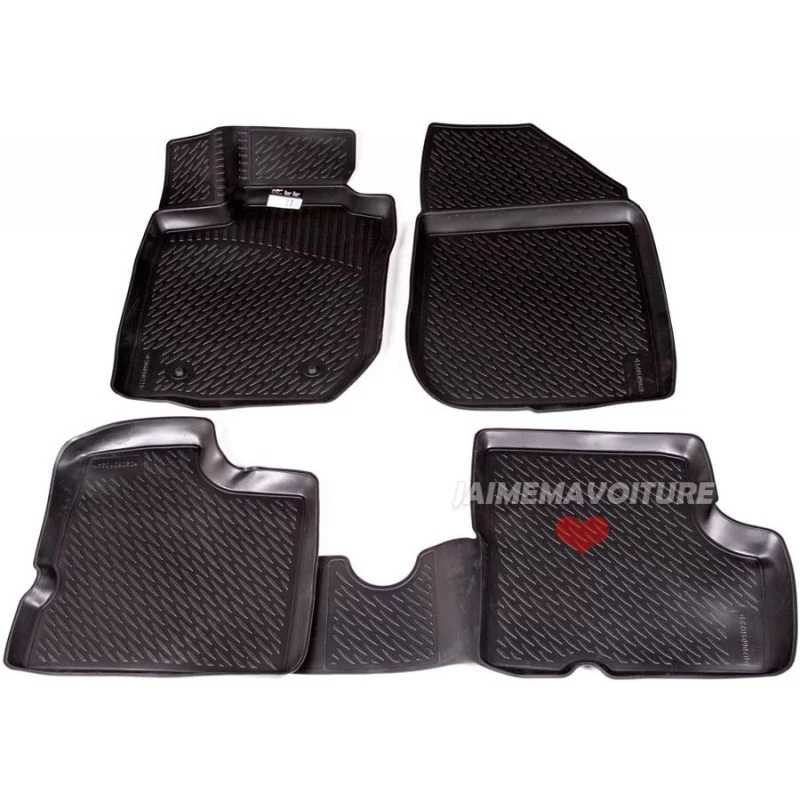 3D rubbermatten Dacia Duster 2WD 3D rubbermatten Dacia Duster 2WD