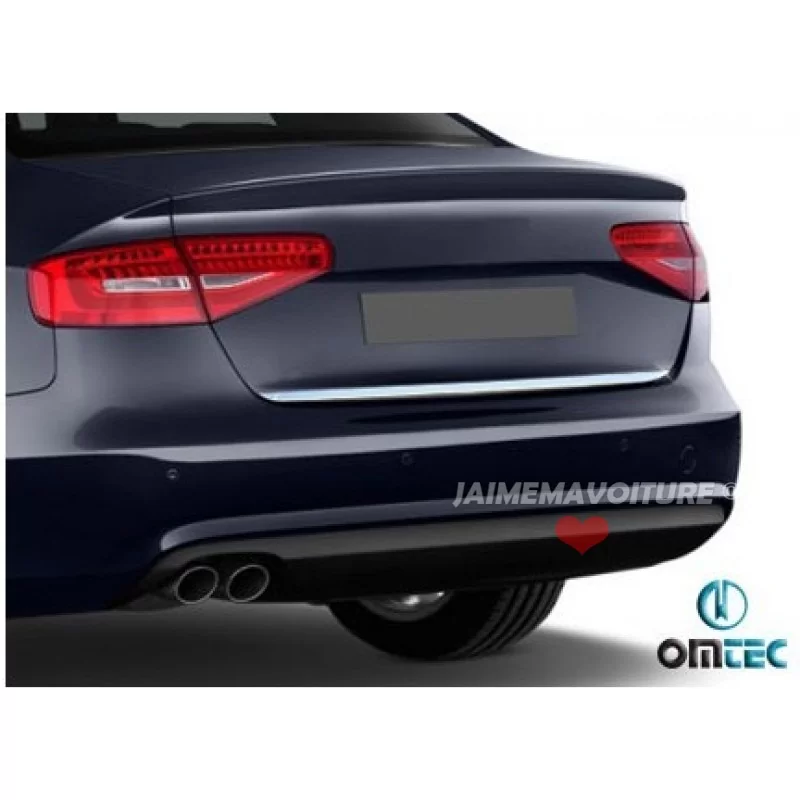 Varilla de cromo tronco Audi A4 2008 - sedán Varilla de cromo tronco Audi A4 2008 - sedán