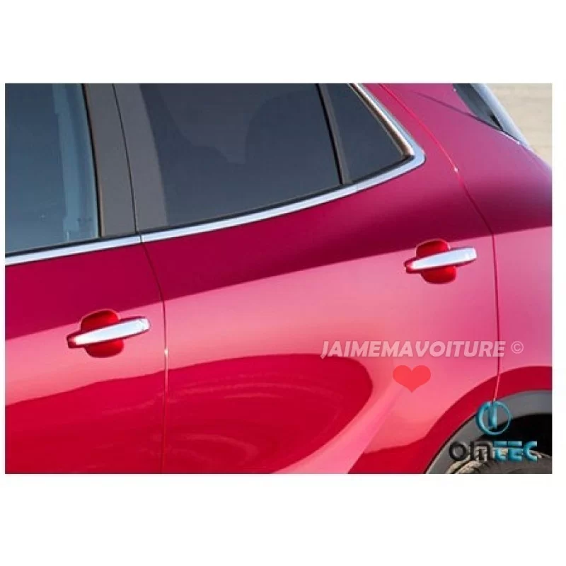 Cubiertas cromo Opel MOKKA 2012 - manija de la puerta