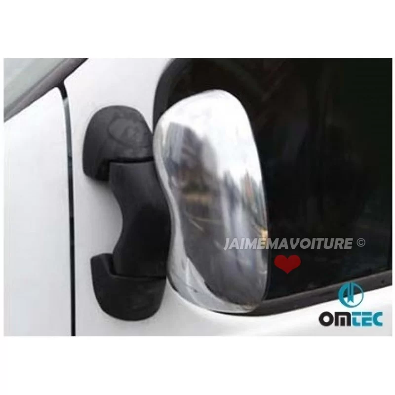 Covers mirror chrome Renault traffic II Facelift 2010 -. Covers mirror chrome Renault traffic II Facelift 2010 -.