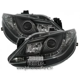 Seat Ibiza 6J Fari anteriori cromati "Devil eyes" a LED