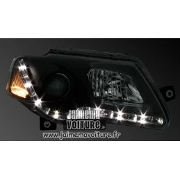 "Devil eyes" front headlights VW Passat 3 c black