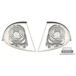 Pair of flashing BMW E46 sedan Chrome