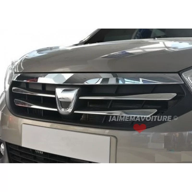 Contour de calandre chrome alu Inox DACIA LODGY