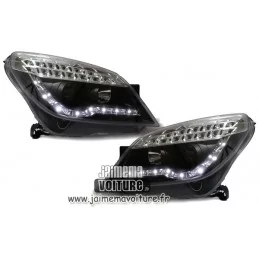 Faros delanteros Opel Astra H Angel diablo Noir