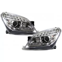 Faros delanteros Opel Astra H Angel diablo Noir