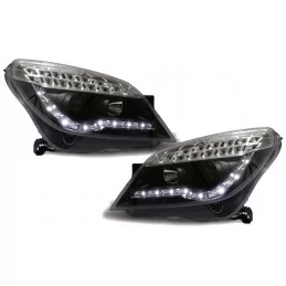 Opel Astra H Headlights Angel Devil Chrome