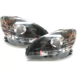 Front led lights Mercedes C class