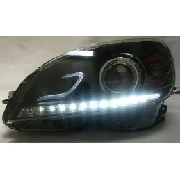 Front led lights Mercedes C class