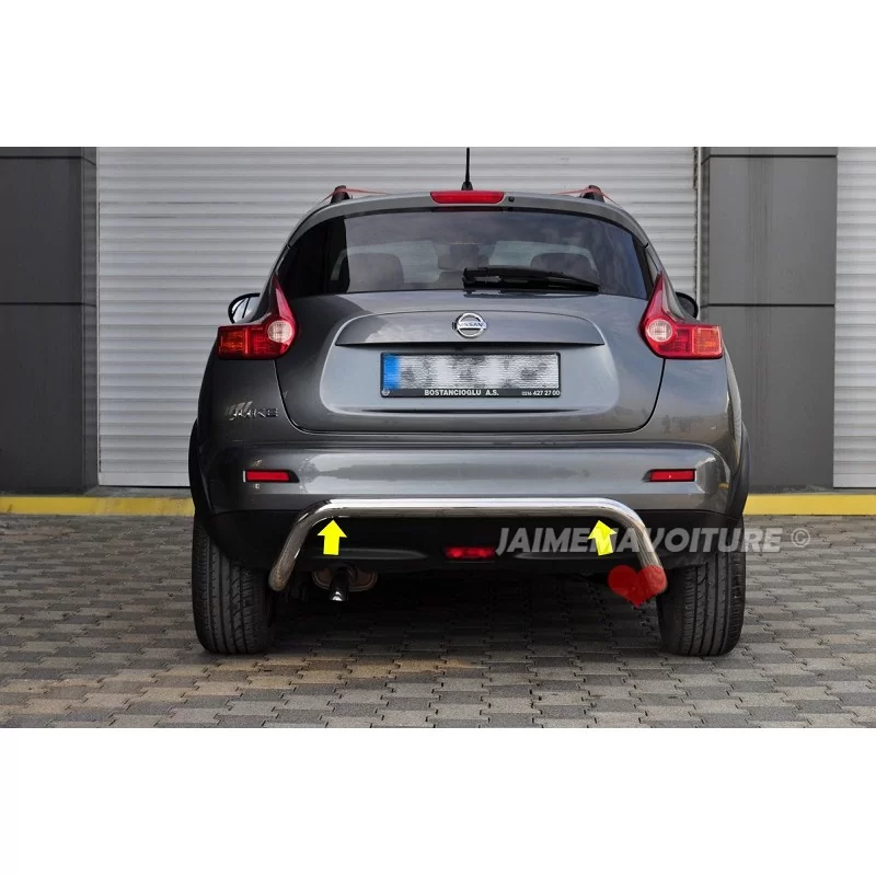 Bakre skyddsbåge i aluminium för Nissan Juke Bakre skyddsbåge i aluminium för Nissan Juke