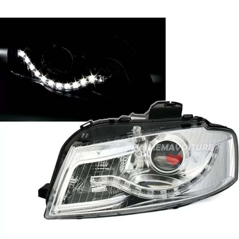 Audi A3 leds de marcha diurna faros Audi A3 leds de marcha diurna faros