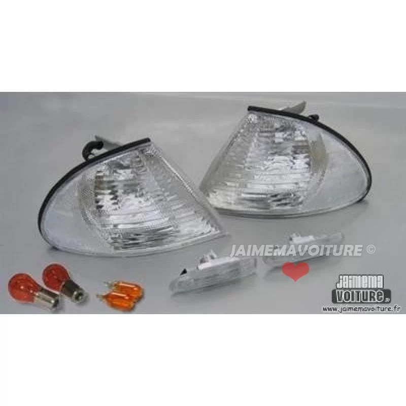 Turn signal repeaters white BMW E46 sedan series 3