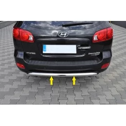 Hyundai Santa Fe hinten bar Aluminium Schutz