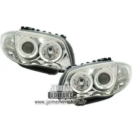 BMW Serie 1 Angel eyes Dectane Chrom