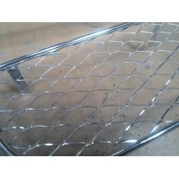 Griglia radiatore in alluminio cromato 2 pezzi in acciaio inox FIAT GRANDE PUNTO
