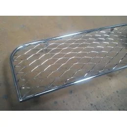 Griglia radiatore in alluminio cromato 2 pezzi in acciaio inox FIAT GRANDE PUNTO