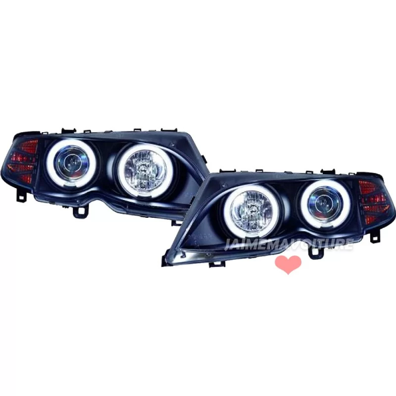 Faros delanteros Angel eyes CCFL BMW serie 3 E46