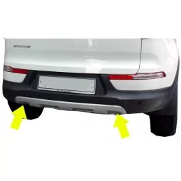 Uppgradering av bakre stötfångare Kia Sportage