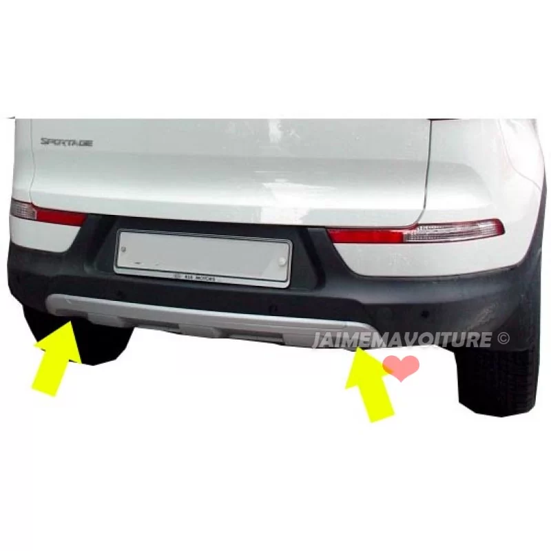 Uppgradering av bakre stötfångare Kia Sportage