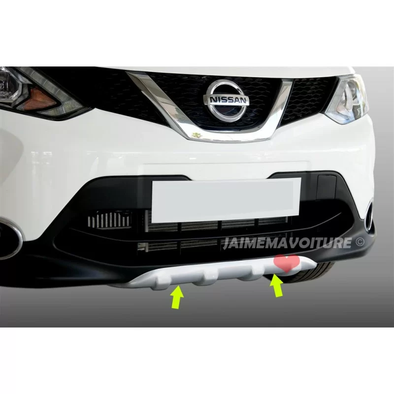 Aggiornamento del paraurti anteriore di Nissan Qashqai 2014