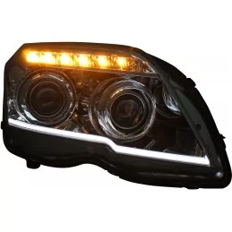 Mercedes GLK - black sport headlight