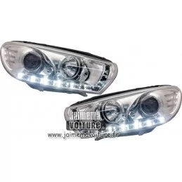 Faros delanteros LED Scirocco Negro