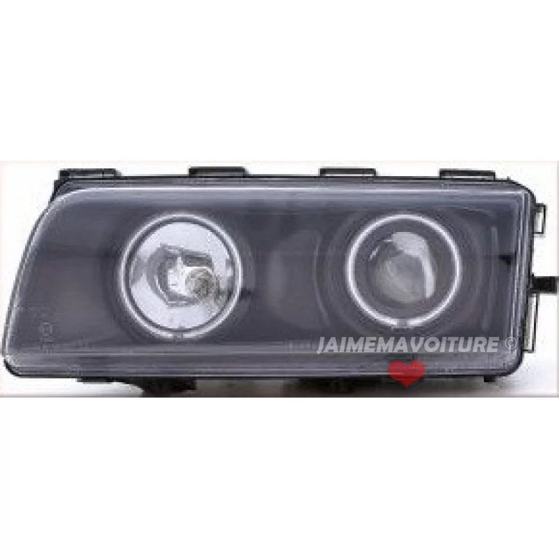 Occhi d'angelo BMW Serie 7 E38 CCFL 94-98 Nero