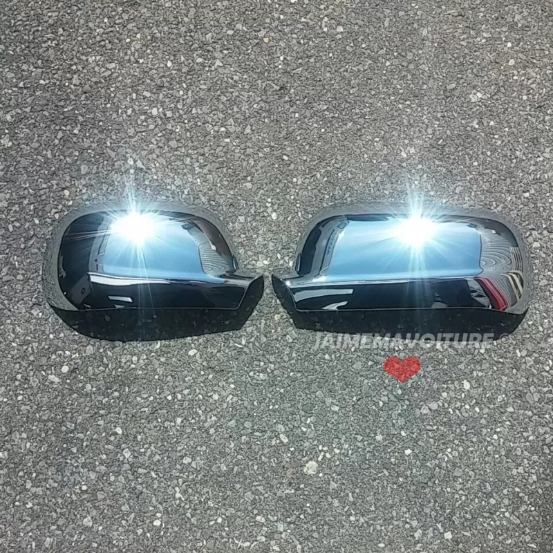 Coque de rétroviseurs chrome alu 2 Pcs Inox SKODA OCTAVIA 2