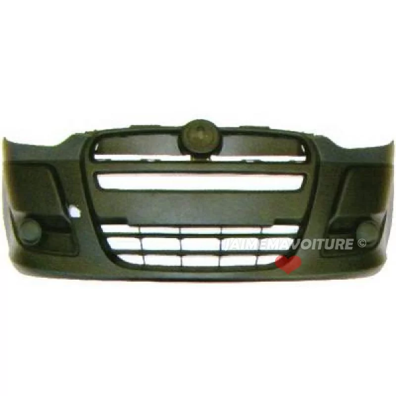 Front bumper for Fiat Doblo after 2010 black