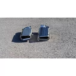 Salidas doble cromo VW Touareg escape aluminio