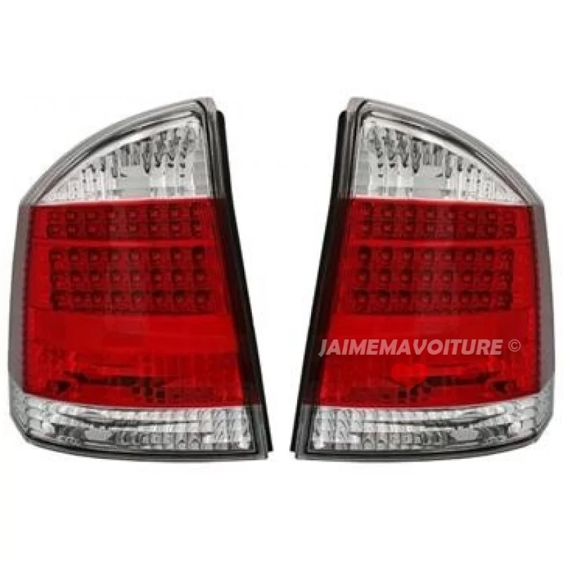 Opel Vectra C rear red white LED lights