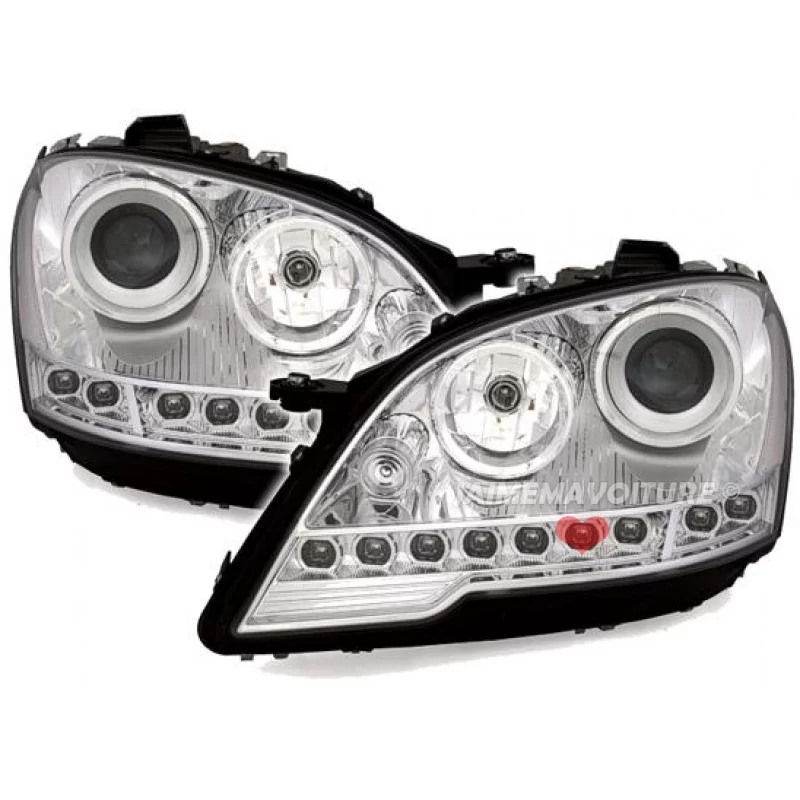 Front lights to leds Mercedes ML W164 Front lights to leds Mercedes ML W164