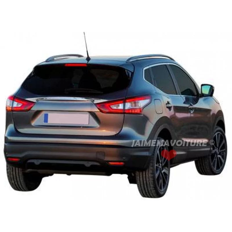 2014 Nissan QASHQAI Aluminium Chroom Kofferbakgreep Sierstrip