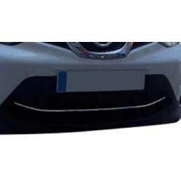 Added chrome bumper front Nissan QASHQAI 2