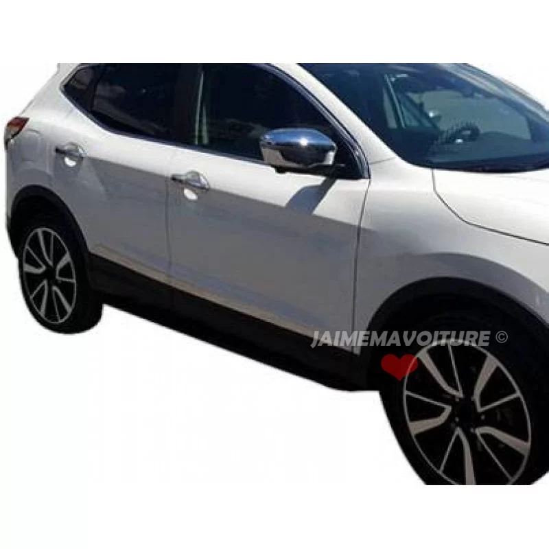 Baguettes de porte chrome Nissan QASHQAI 2