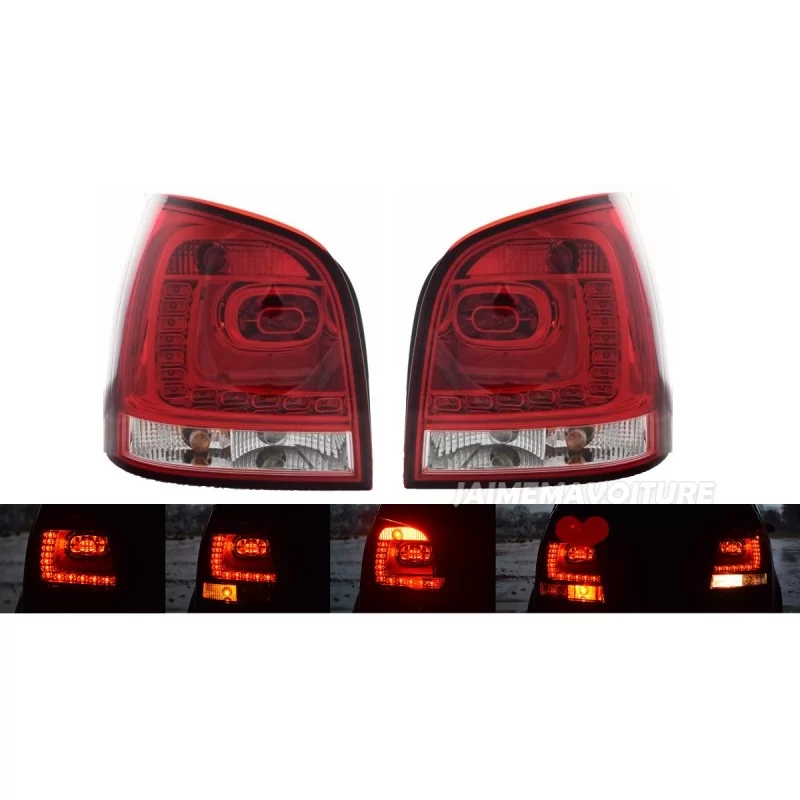Trasera de las linternas led VW Polo 9N3 Trasera de las linternas led VW Polo 9N3