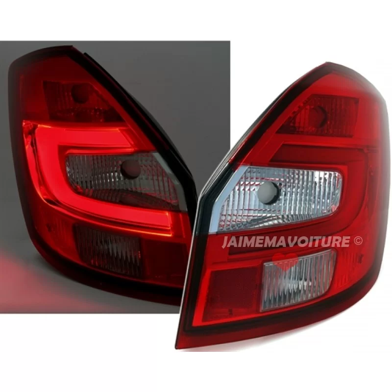 Trasera de las linternas led Skoda Fabia II Trasera de las linternas led Skoda Fabia II