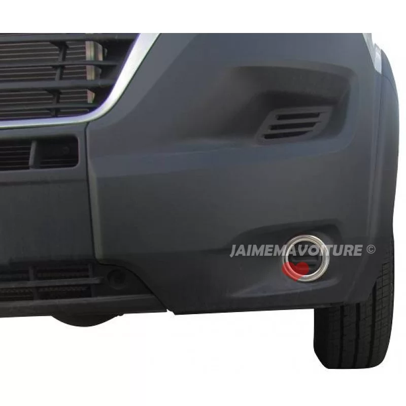 Contour chrome feux anti brouillard Fiat Ducato Contour chrome feux anti brouillard Fiat Ducato