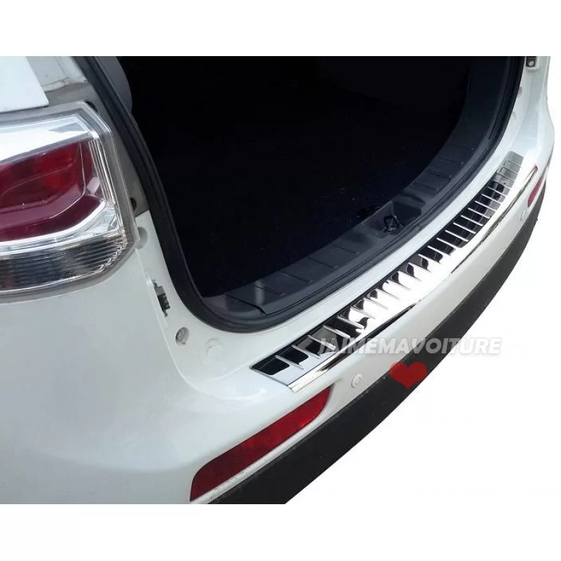 Mitsubishi Outlander III achterbumper aluminium chroom laaddrempel