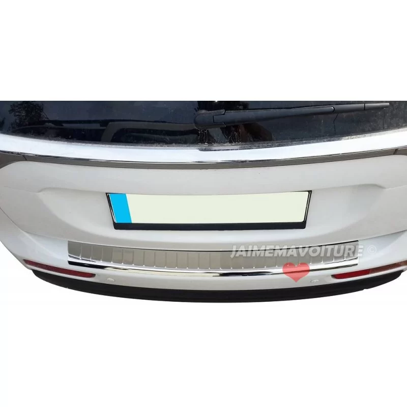 Mitsubishi Outlander III bumperrand geborsteld aluminium chroom