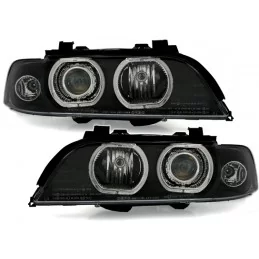 Headlights Angel Eyes LED BMW series 5 E39