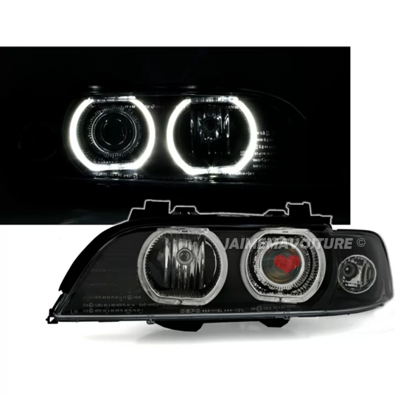 Headlights Angel Eyes LED BMW series 5 E39